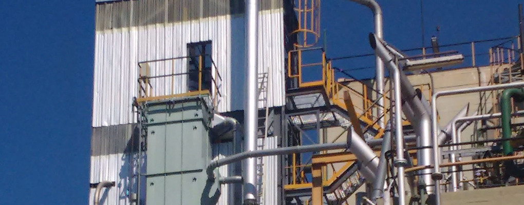 Estructura met&aacute;lica para sistema de zarandas vibratorias