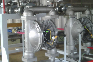 Imagen de Skid Bombas Neum&aacute;ticas y Filtros Canasto